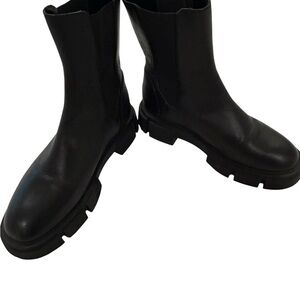 Zara Women's Black Combat Boots